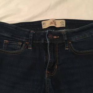 Dark wash super skinny Hollister jeans